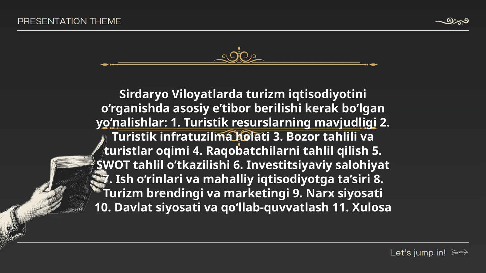 Turizm iqtisodiyoti o‘qitish materiali