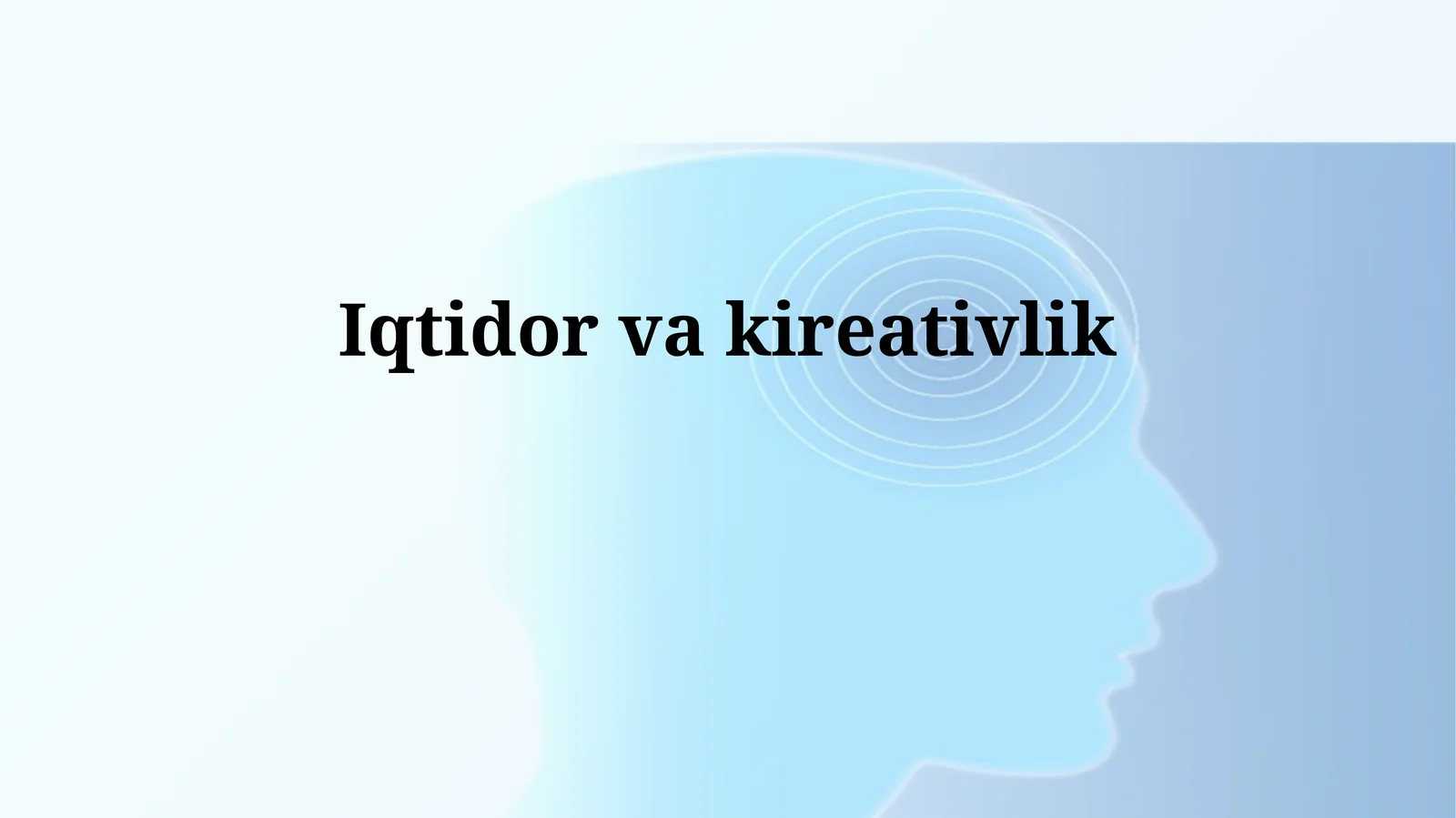 Iqtidorvakireativlik