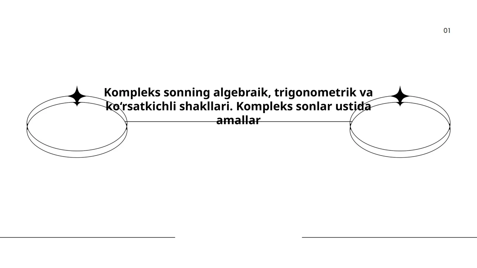 Kompleks sonning algebraik, trigonometrik va ko‘rsatkichli shakllari