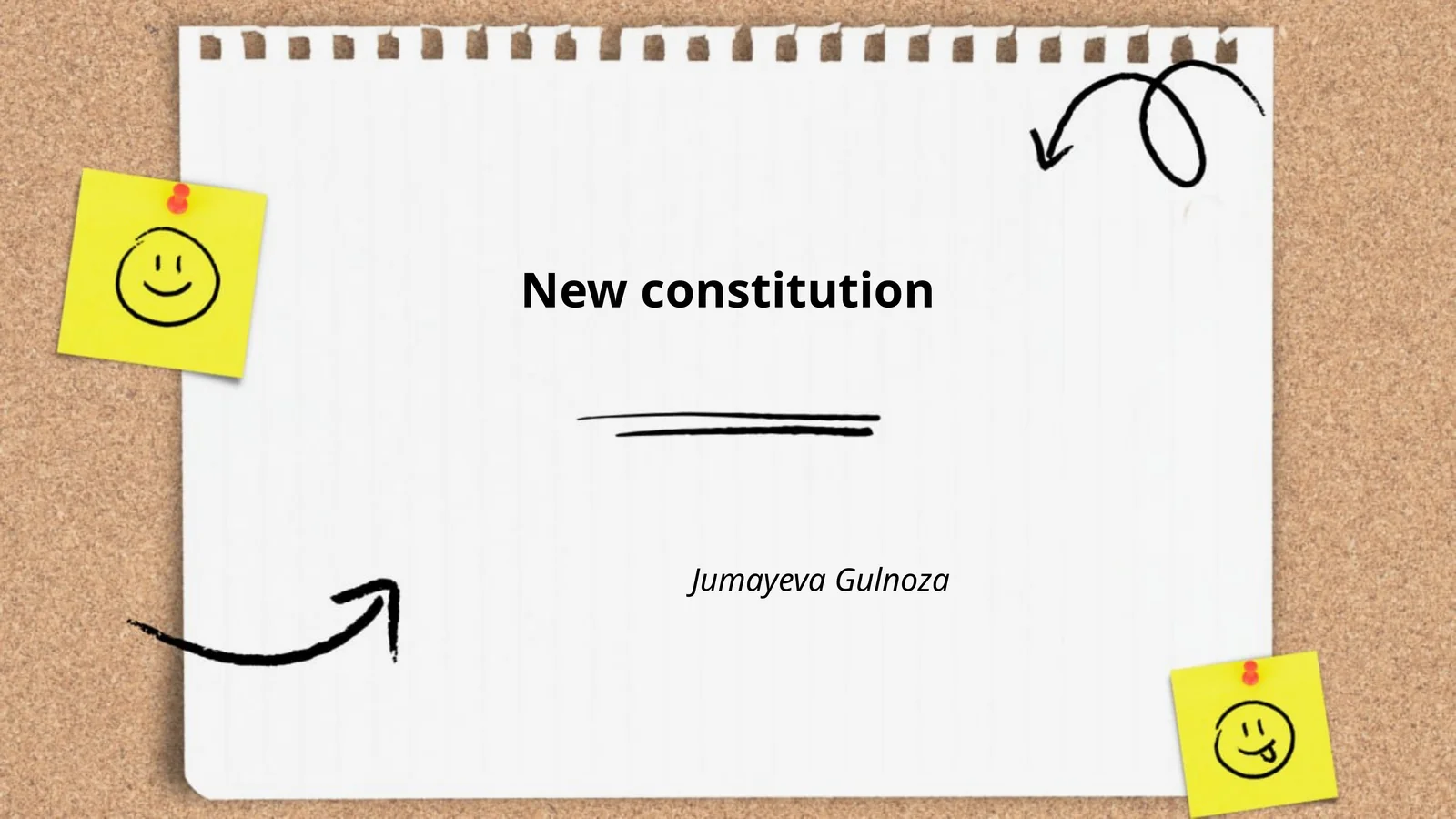 New constitution