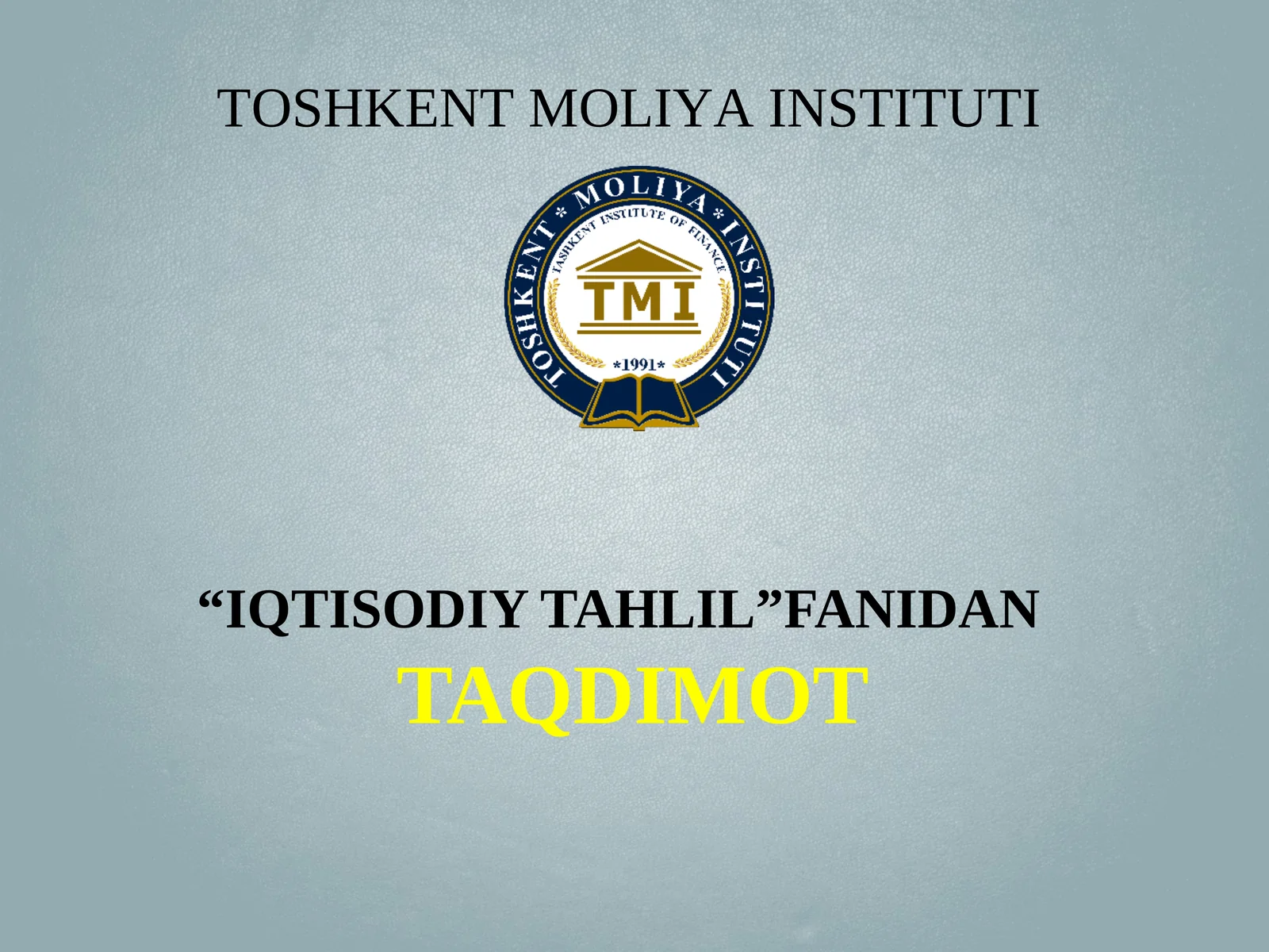 Buxgalteriya balansi tahlili