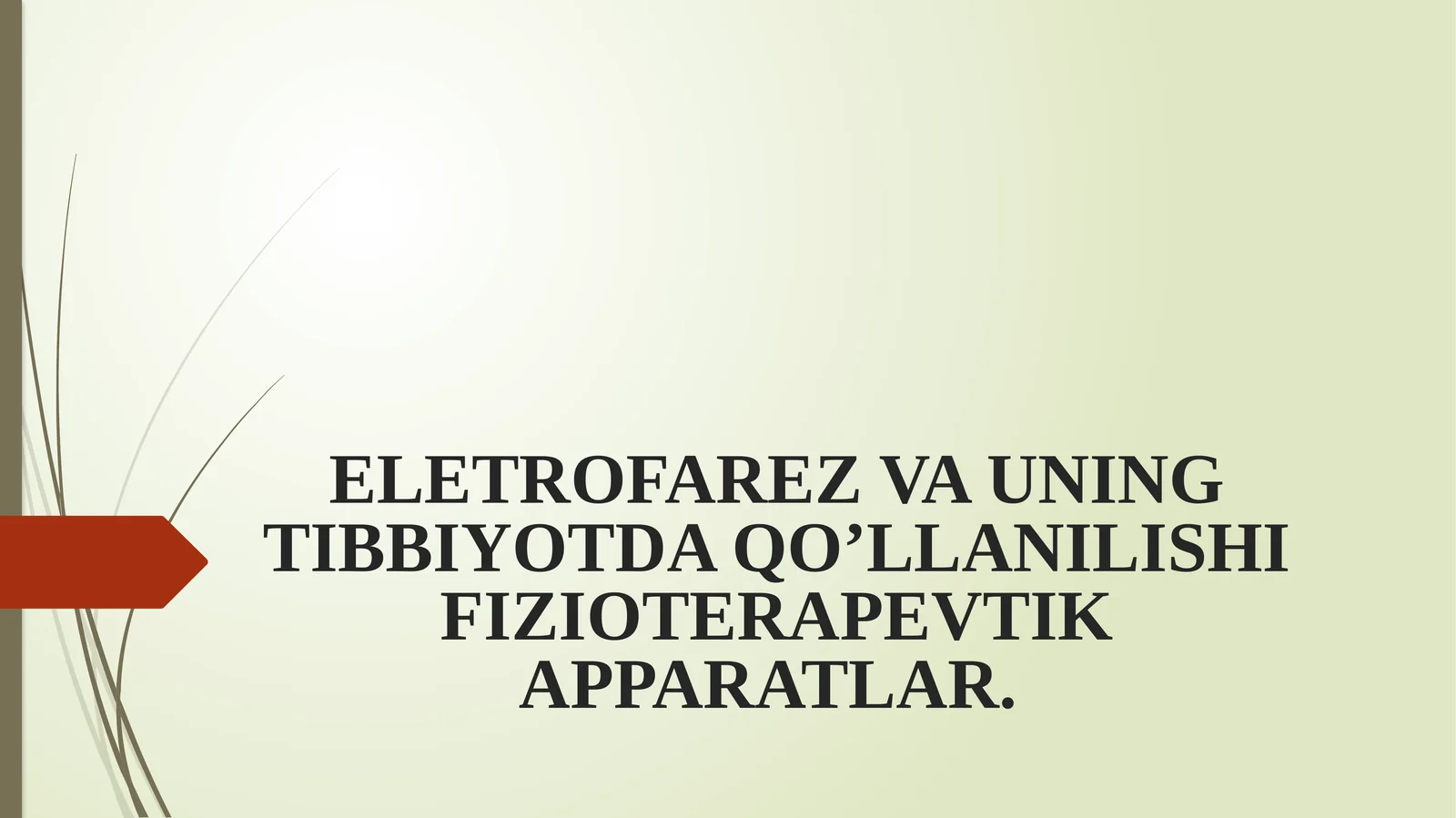Elektroforez va tibbiyot