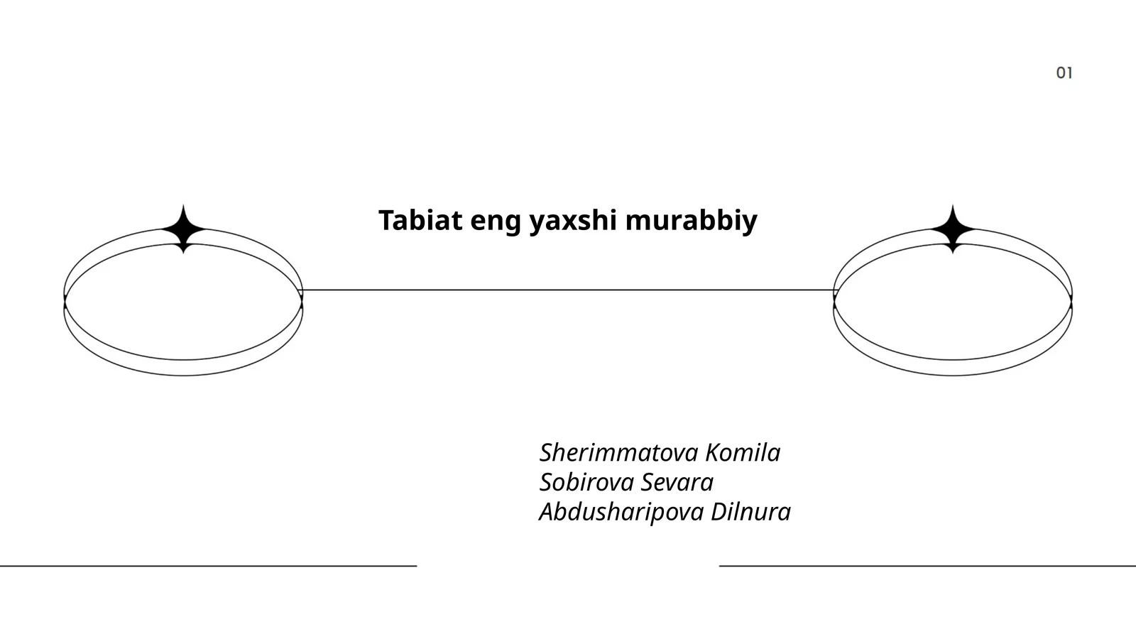 Tabiat eng yaxshi murabbiy