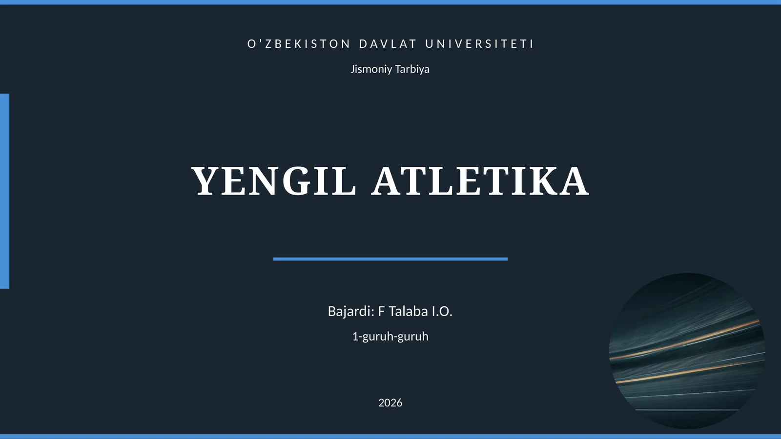 YENGIL ATLETIKA
