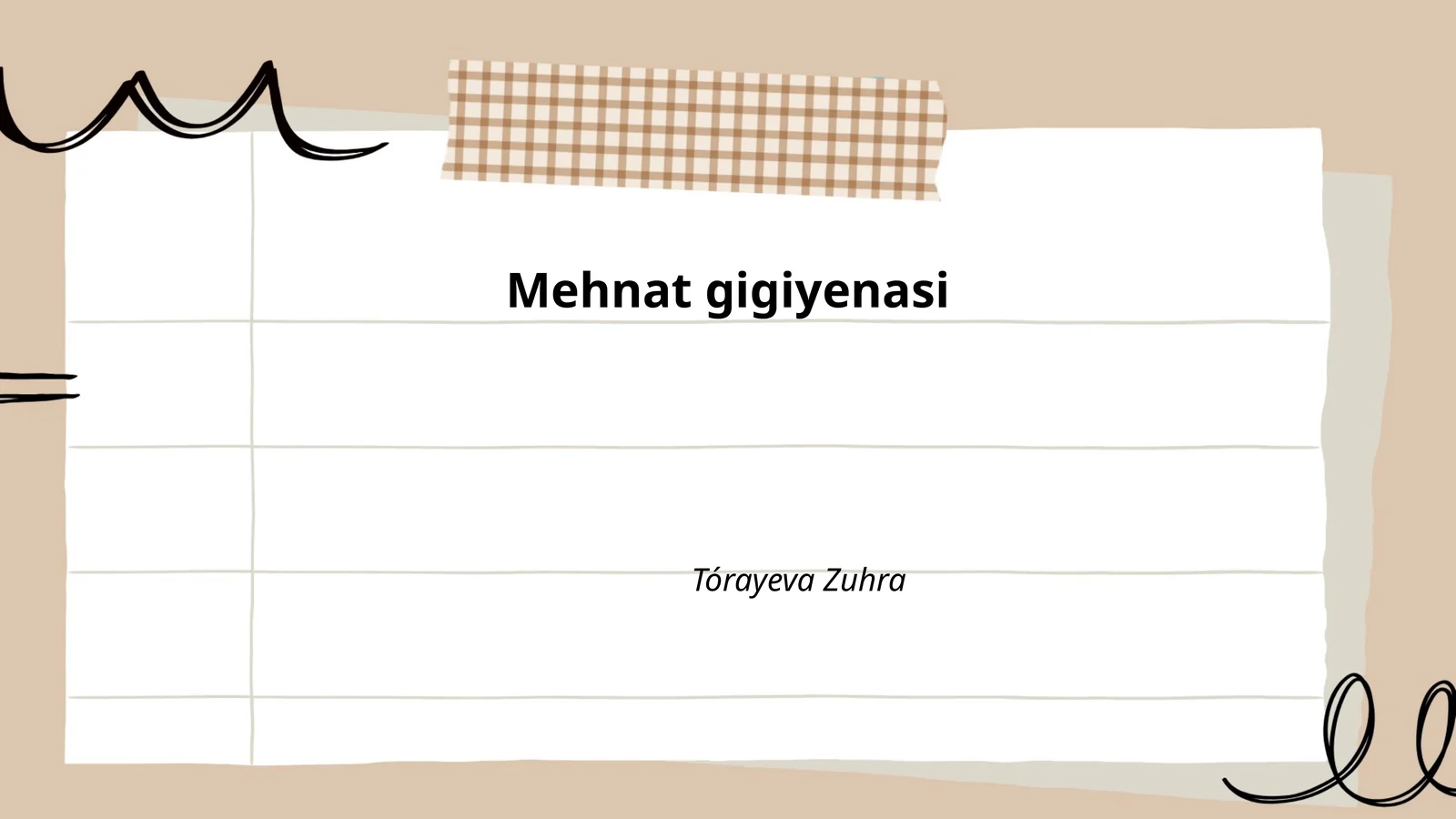 Mehnat gigiyenasi