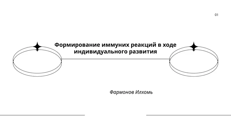 Формирование иммуних реакций в ходе индивидуального развития