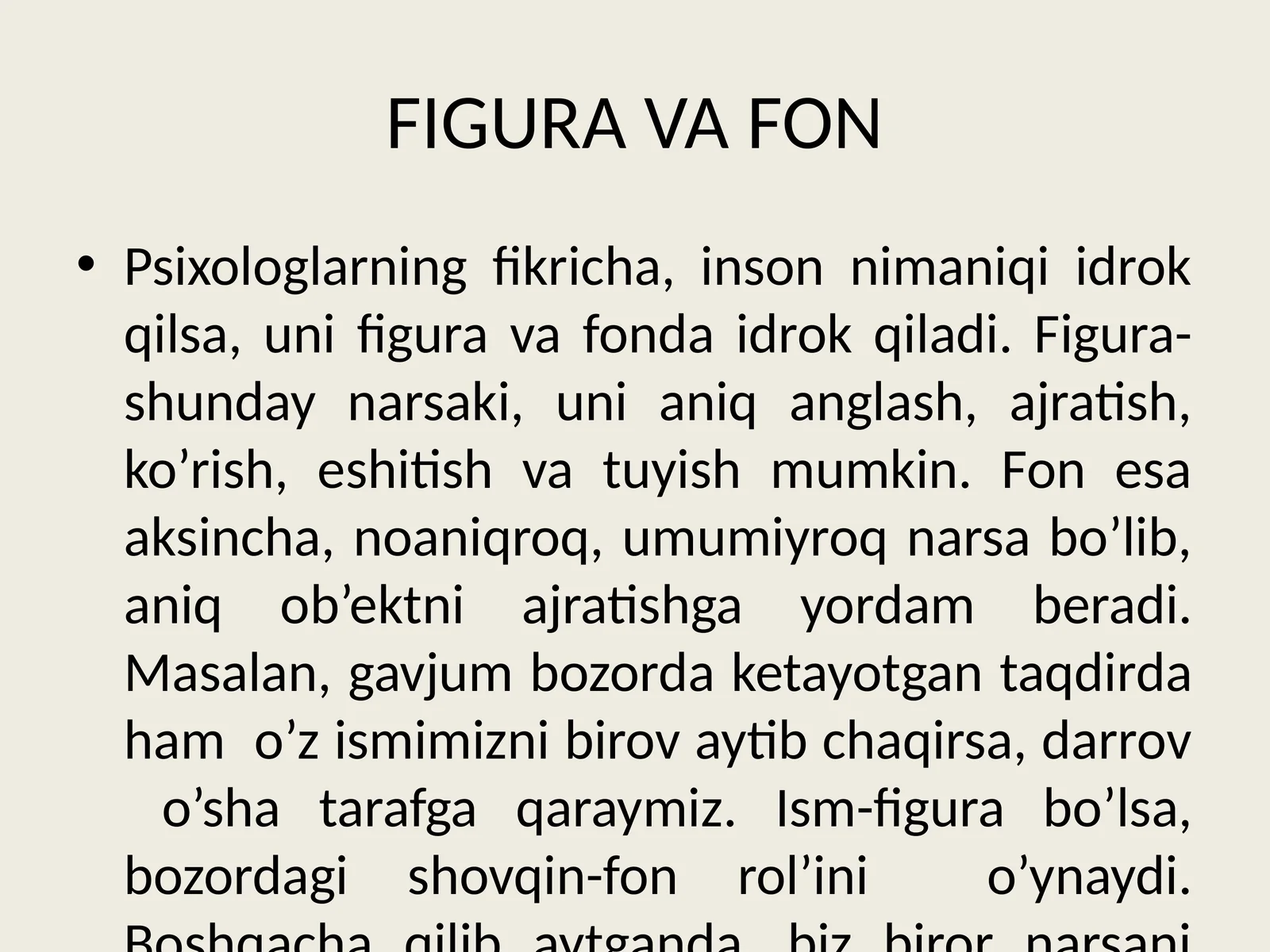FIGURA VA FON