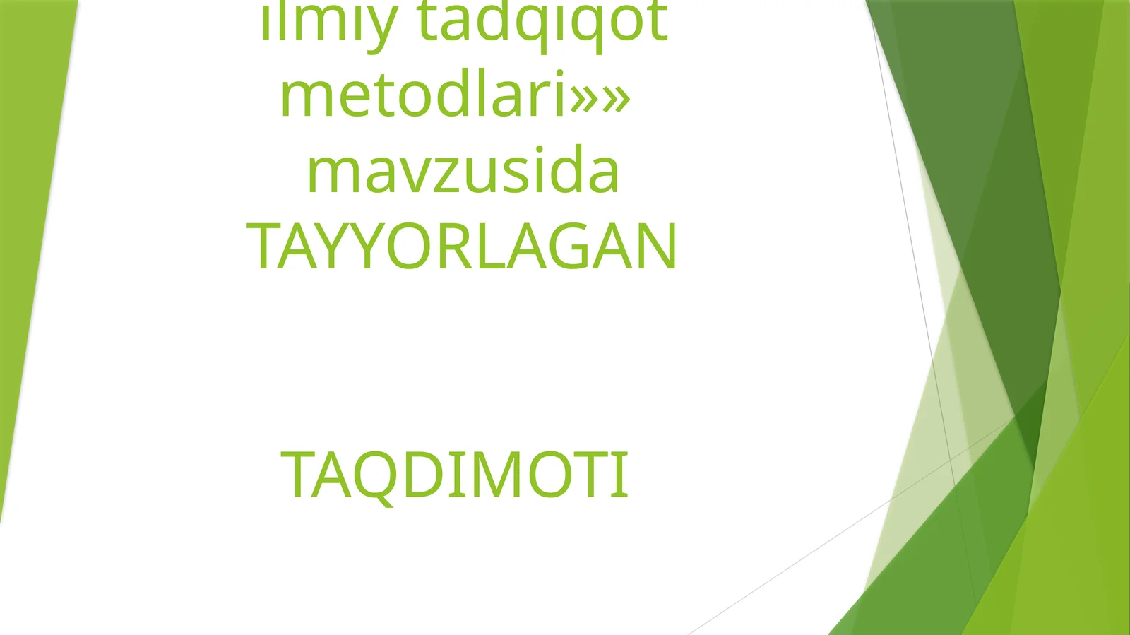 Pedagogikafaniningilmiytadqiqotmetodlari
