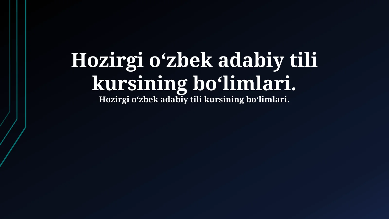 Adabiy til tarixi
