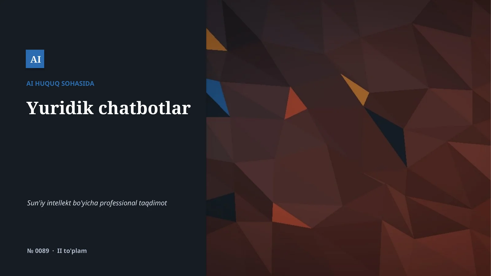 Yuridik chatbotlar