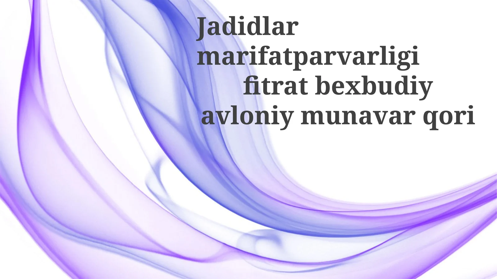 Jadidchilik va Modernizatsiya