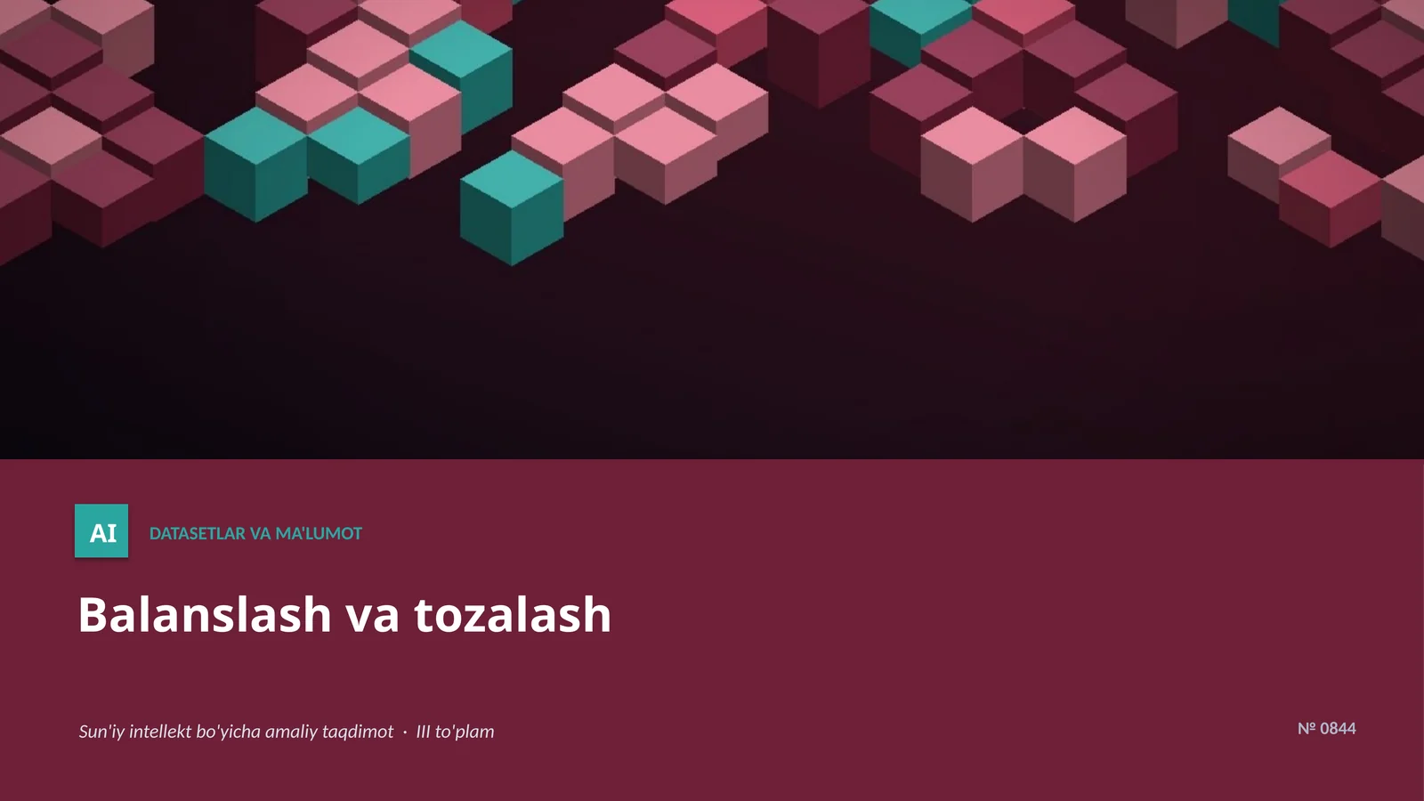 AI DATASETALAR VA MA'LUMOT