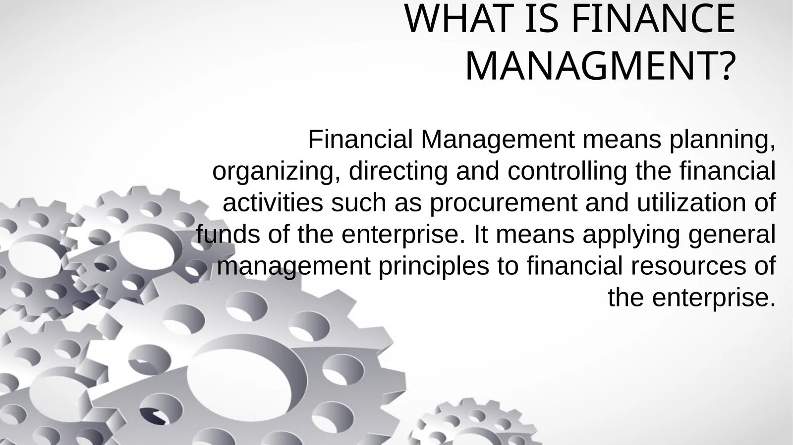 Financial Management