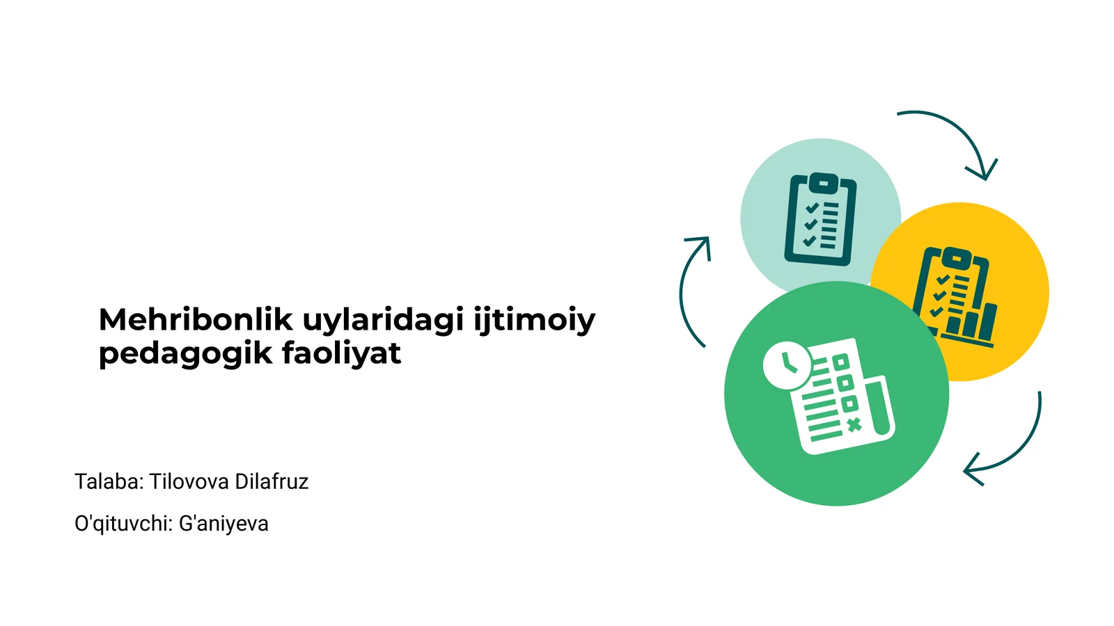 Mehribonlik uylaridagi ijtimoiy pedagogik faoliyat