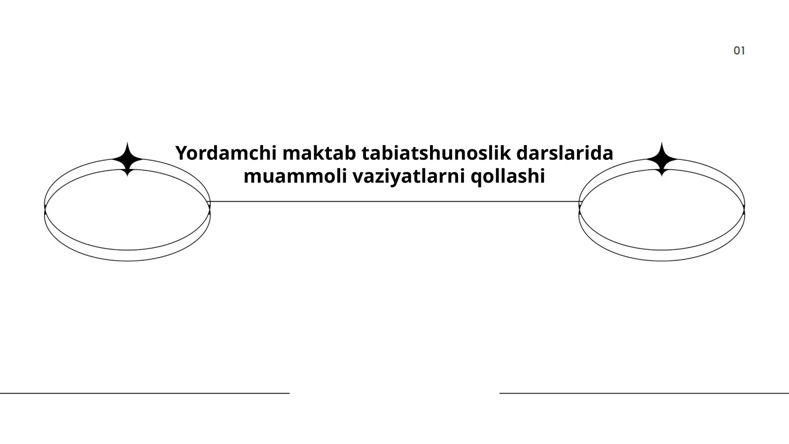 Yordamchi maktab tabiatshunoslik darslarida muammoli vaziyatlarni qollashi