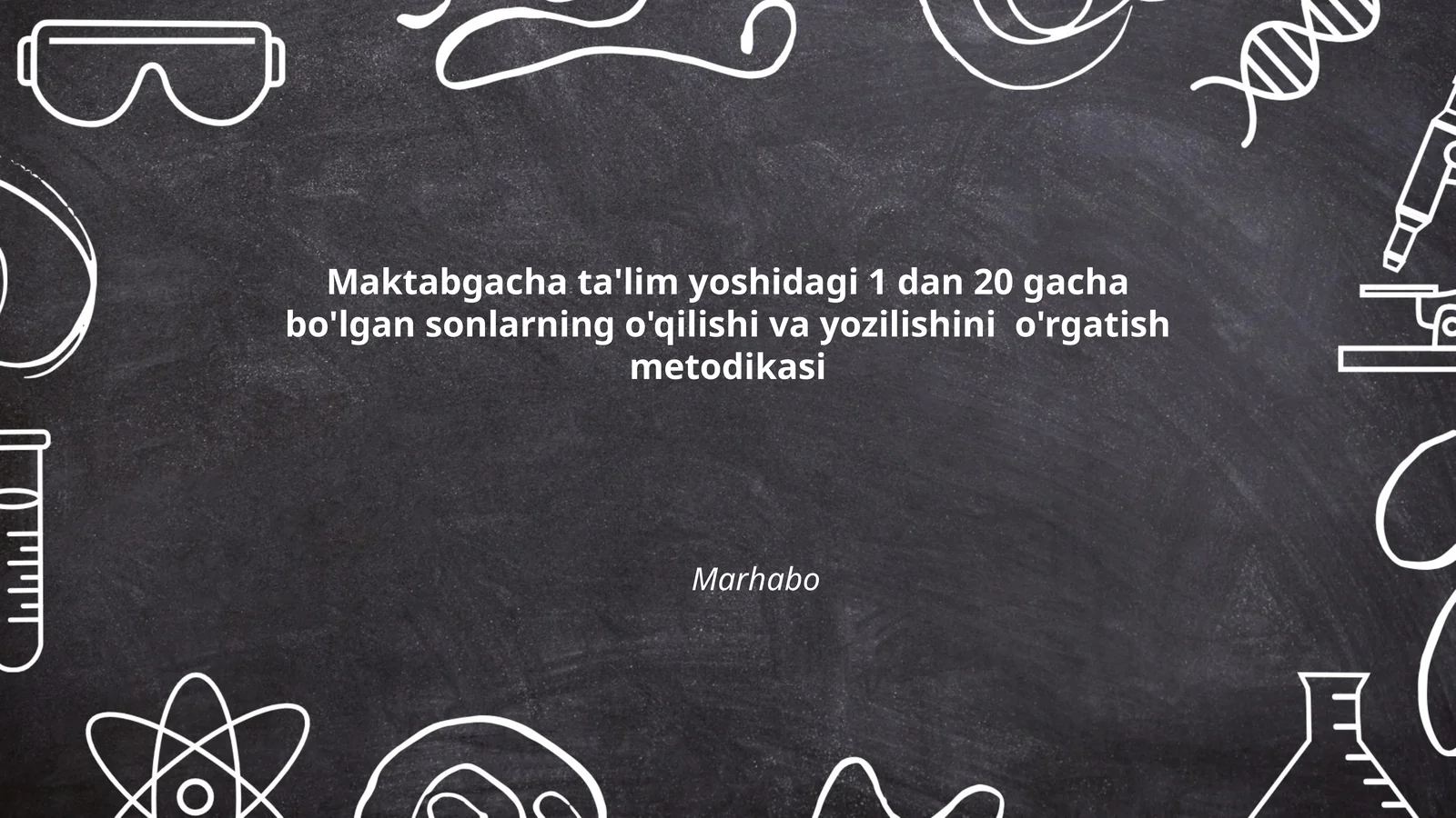 Maktabgacha ta'lim yoshidagi 1 dan 20 gacha bo'lgan sonlarning o'qilishi va yozilishini o'rgatish metodikasi