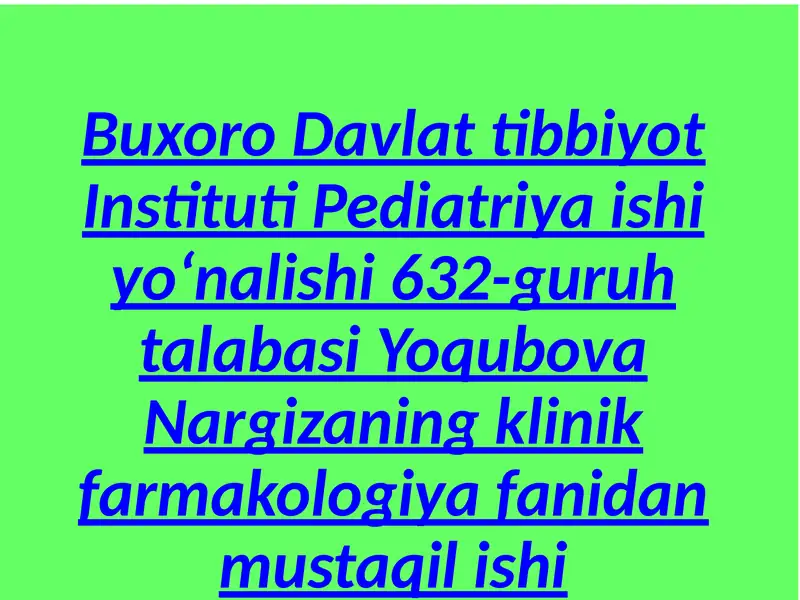 Dalillarga asoslangan tibbiyot