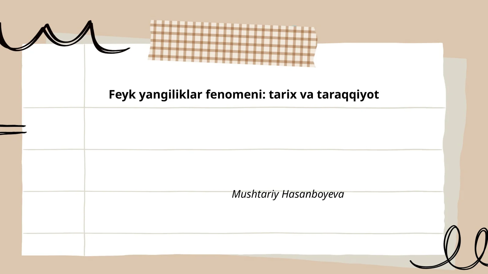 Feyk yangiliklar fenomeni: tarix va taraqqiyot