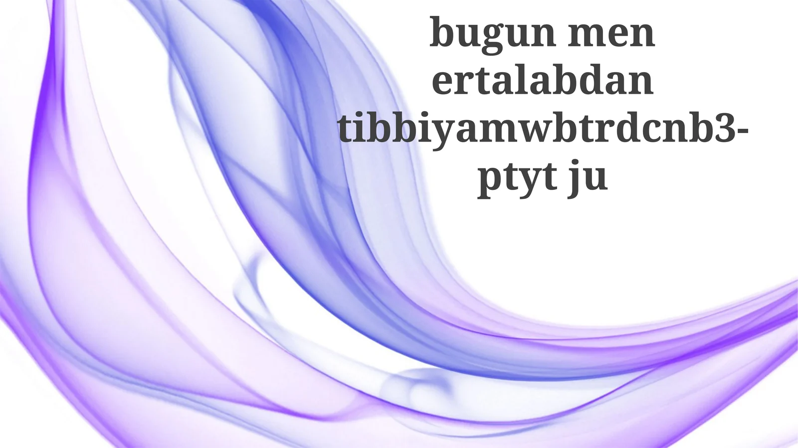 Tibbiya va tasodifiy belgilar/kodlar: Bog'liqlik bormi?