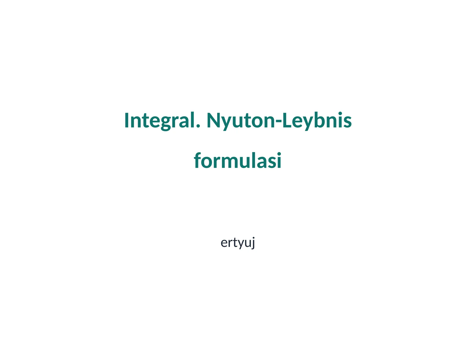 Integrallar: Tushuncha va tarix