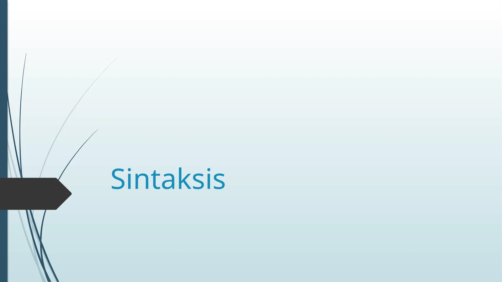 SINTAKSIS