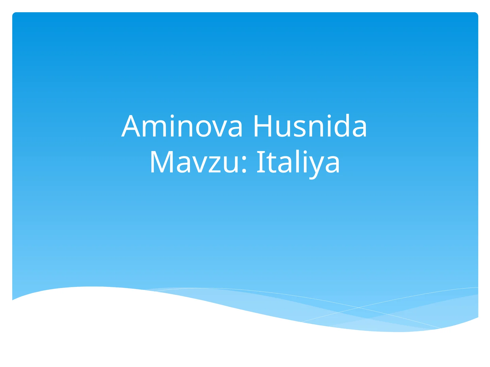 Italiya