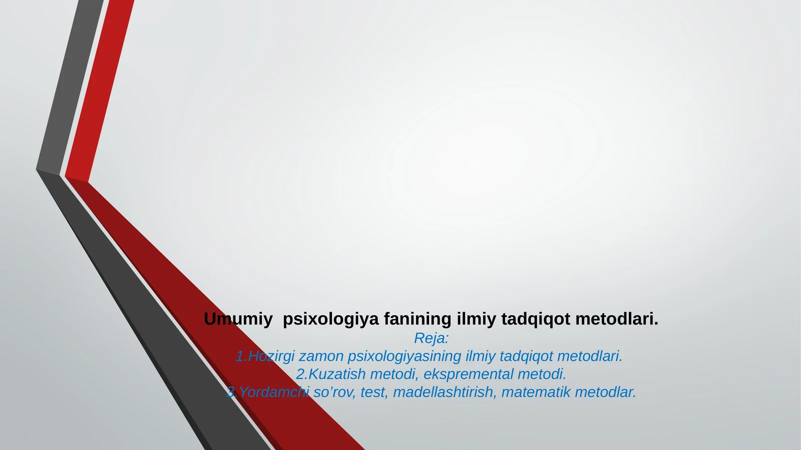 Tadqiqot metodlari