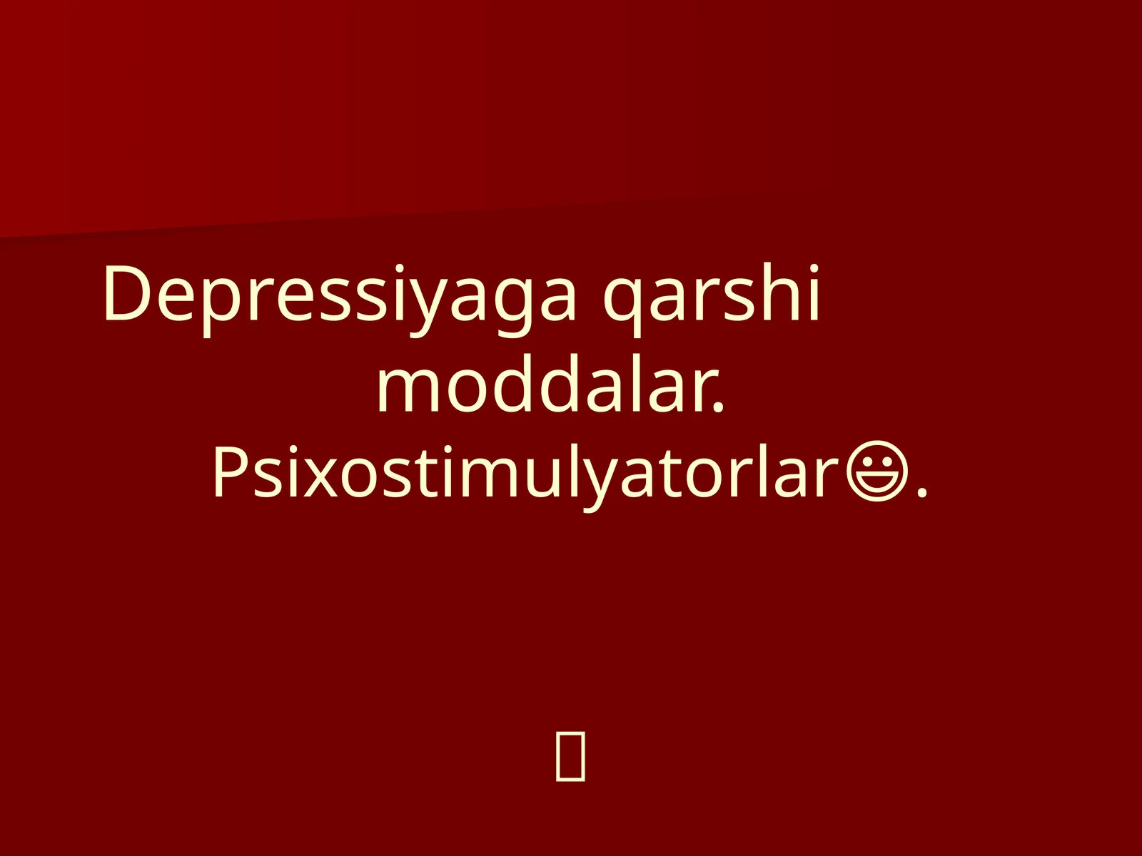 Antidepressantlar