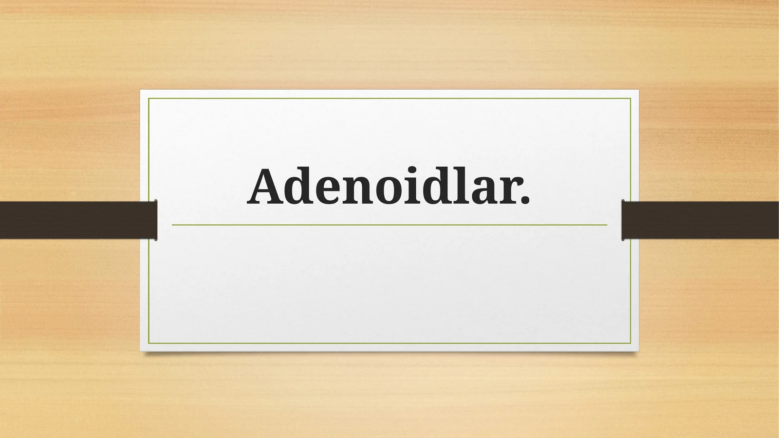 Adenoidlar
