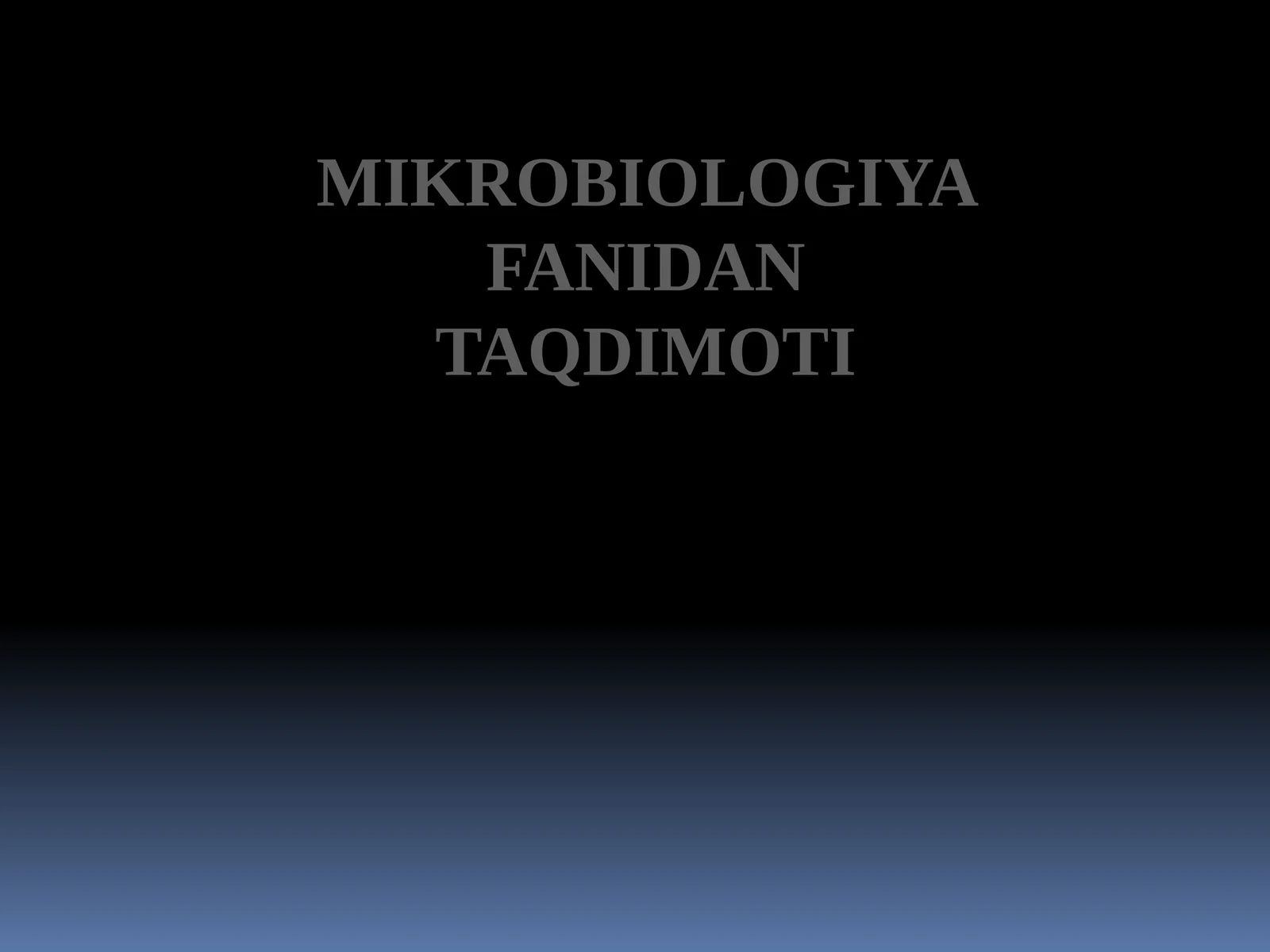 Nanotexnalogiyaning mikrobiologiyadagi ahamiyati