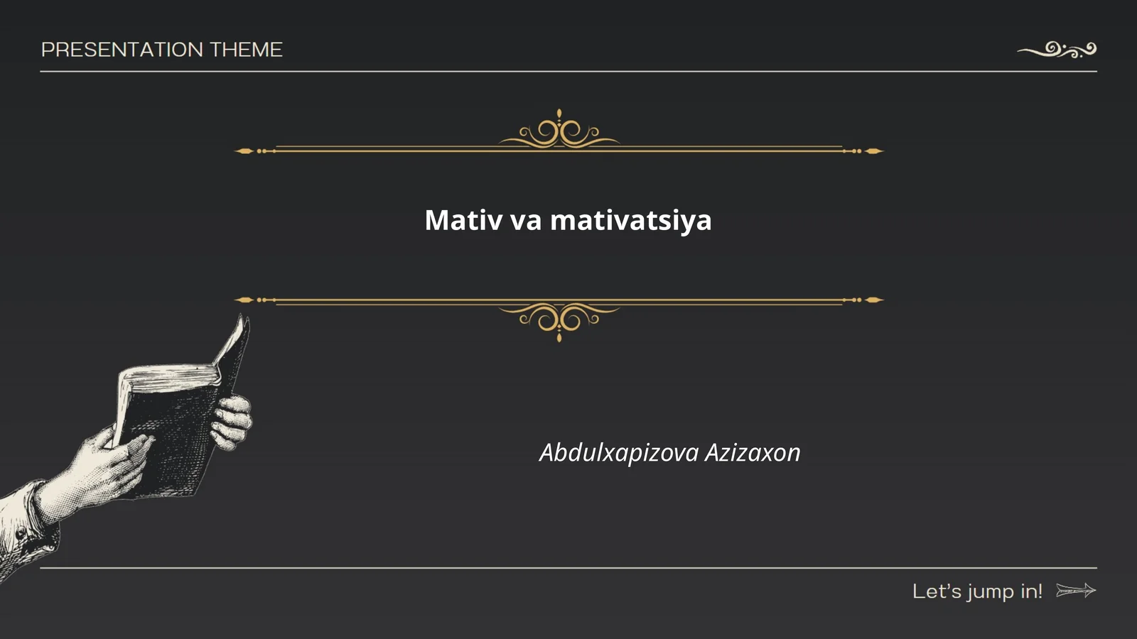 Mativ va mativatsiya