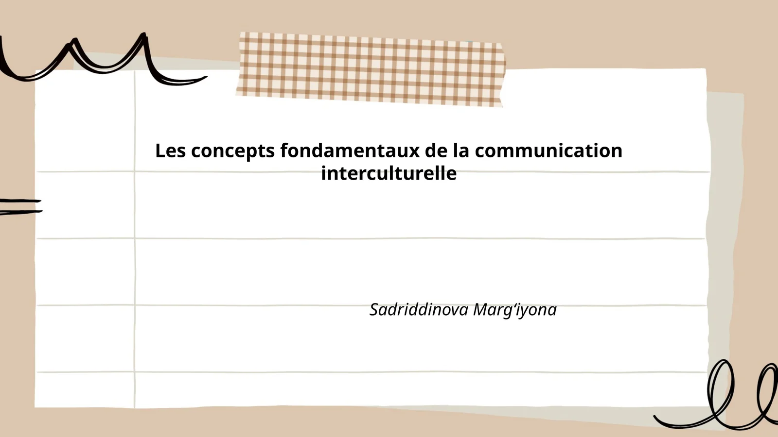 Les concepts fondamentaux de la communication interculturelle