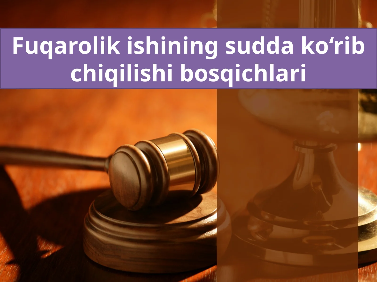 Fuqarolik ishining sudda ko‘rib chiqilishi bosqichlari