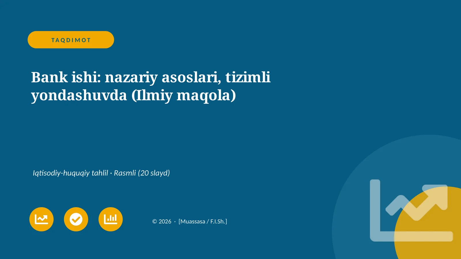 Bank ishi: nazariy asoslari, tizimli yondashuvda (Ilmiy maqola)
