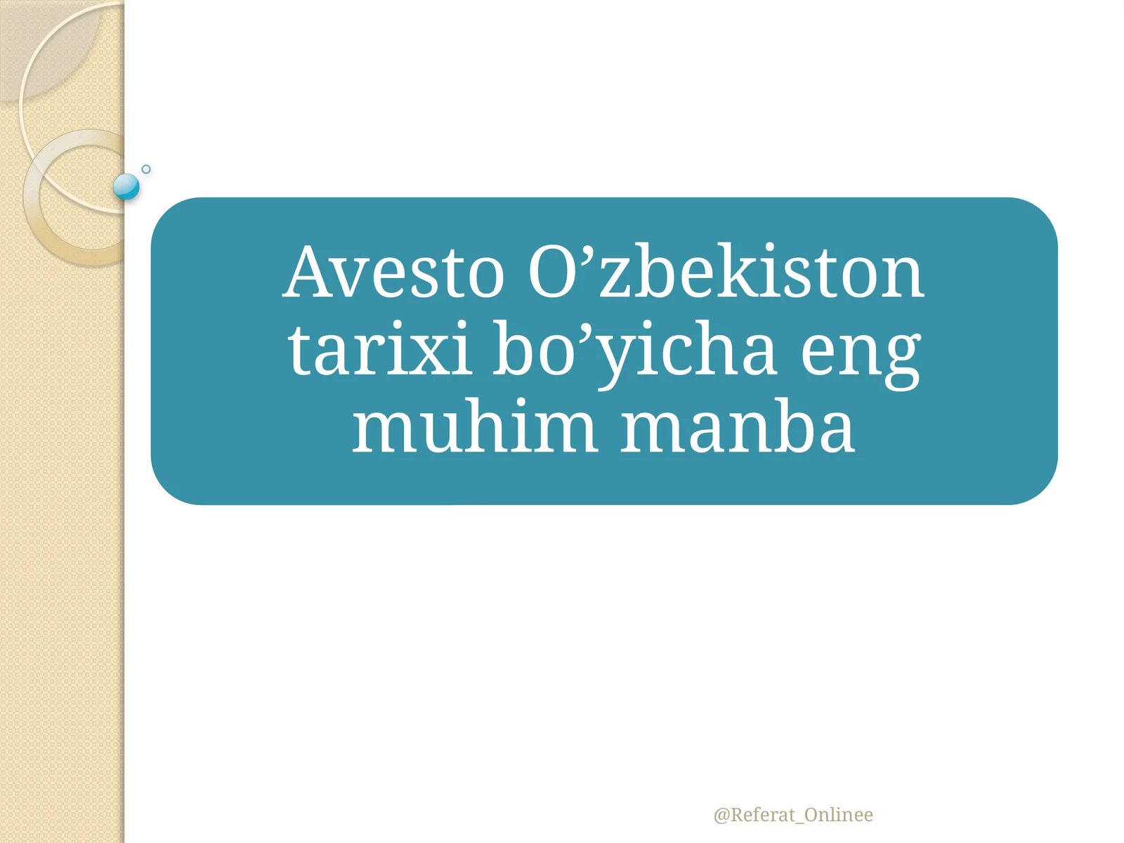 Avesto qayerda paydo bo'lgan?