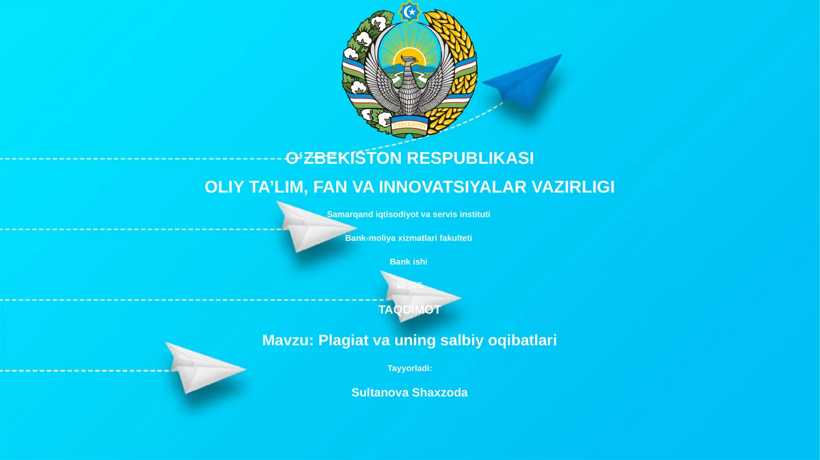 Plagiat va uning salbiy oqibatlari