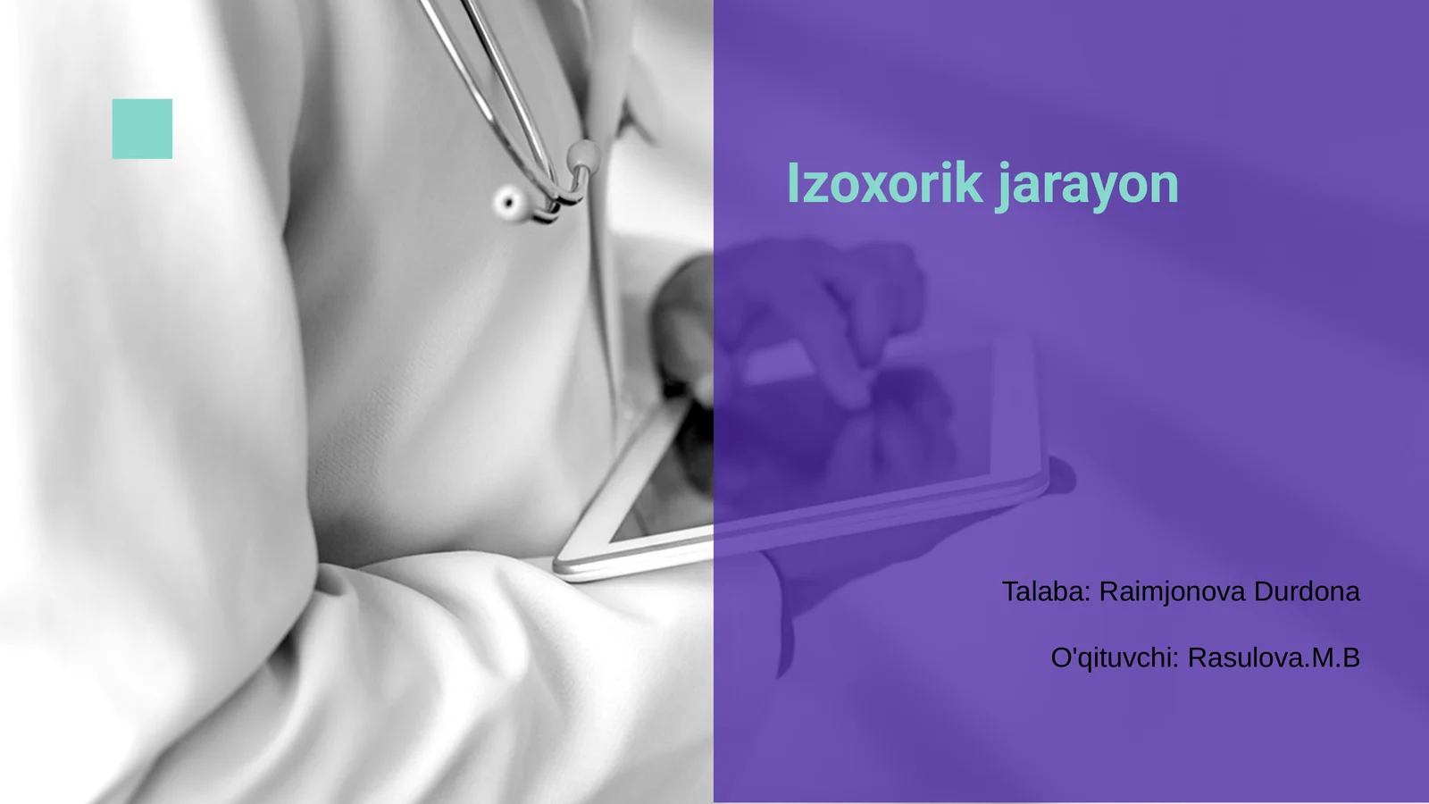 Izoxorik jarayon