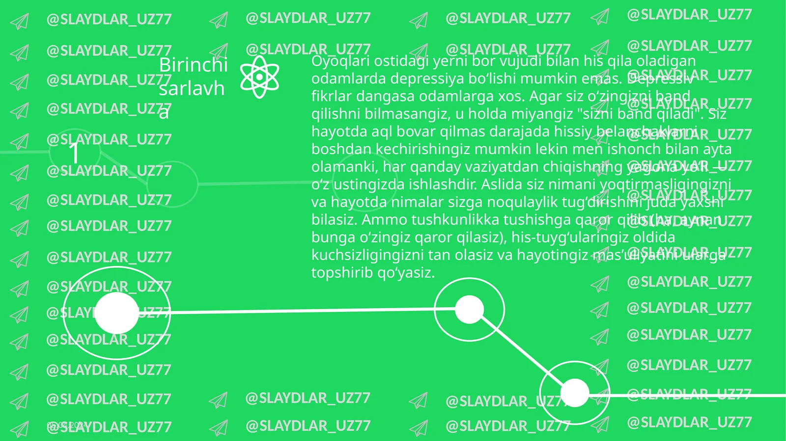 Depressiya bilan boshqarish