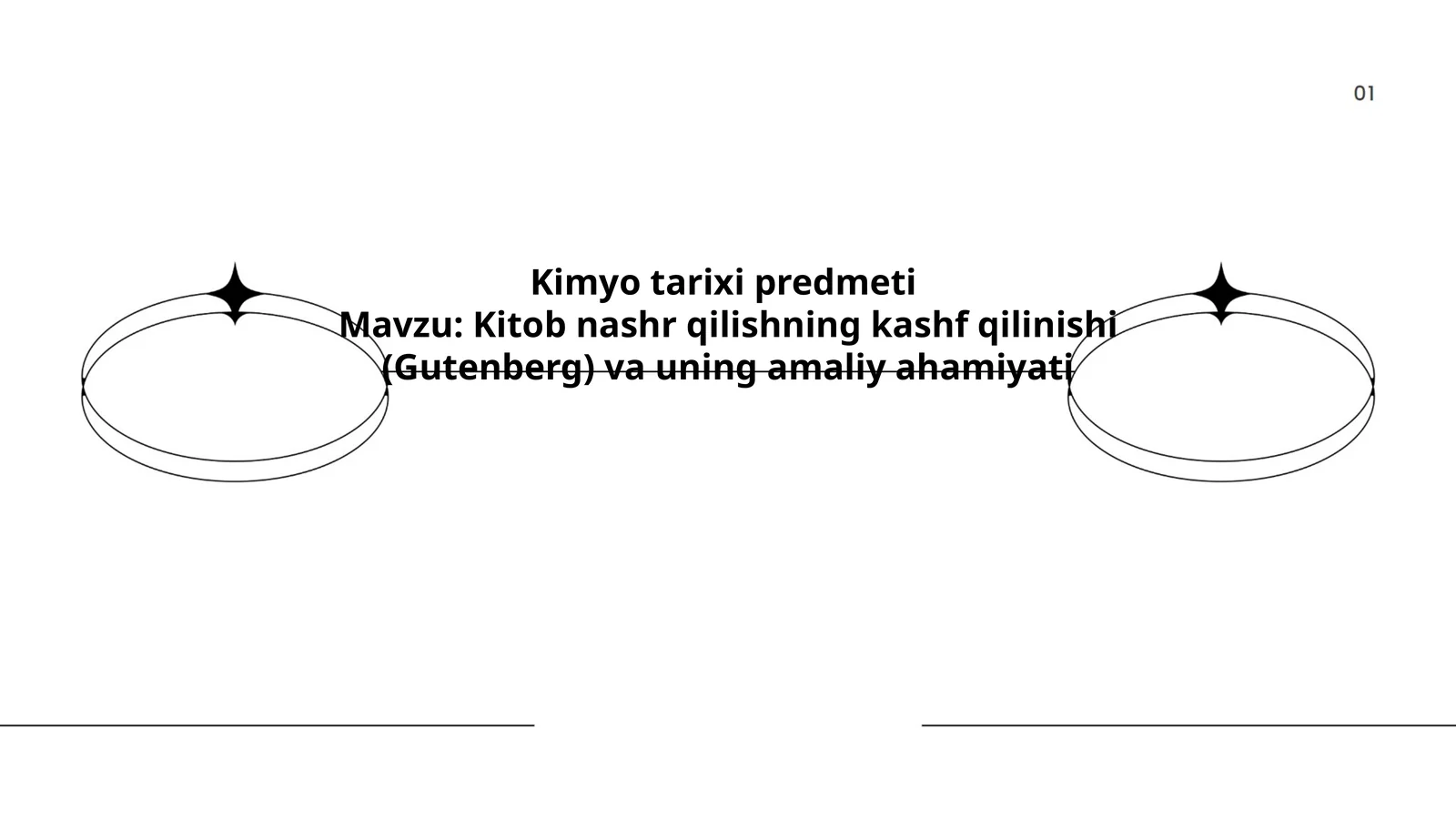 Kimyo tarixi predmeti
