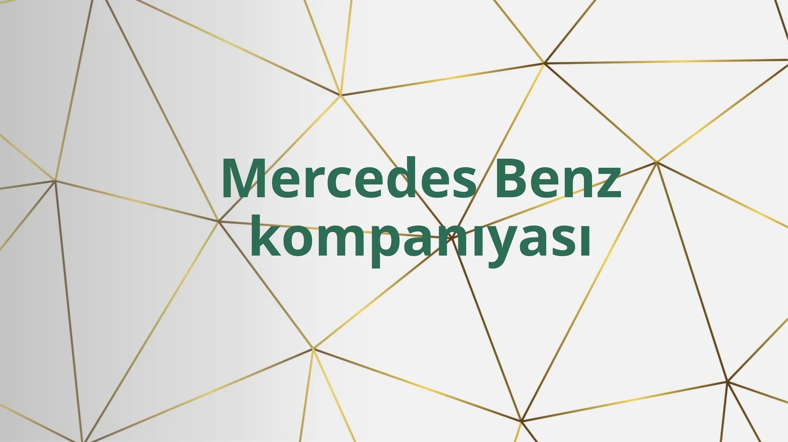 Mercedes Benz tarıyxı