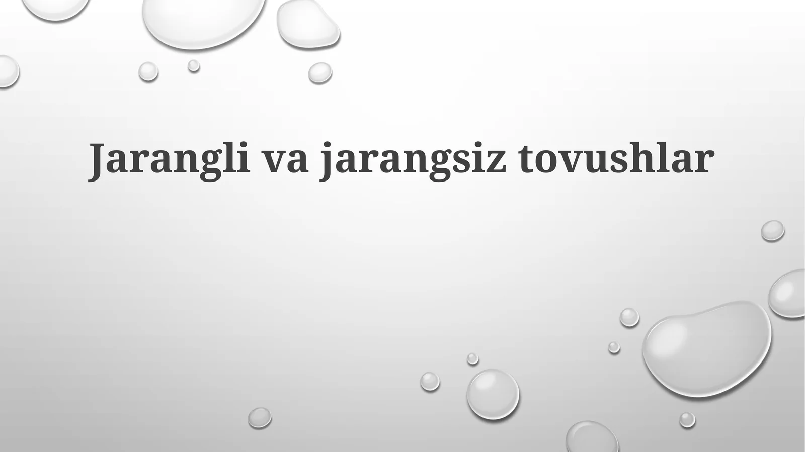 Jaranglivajarangsiztovushlar