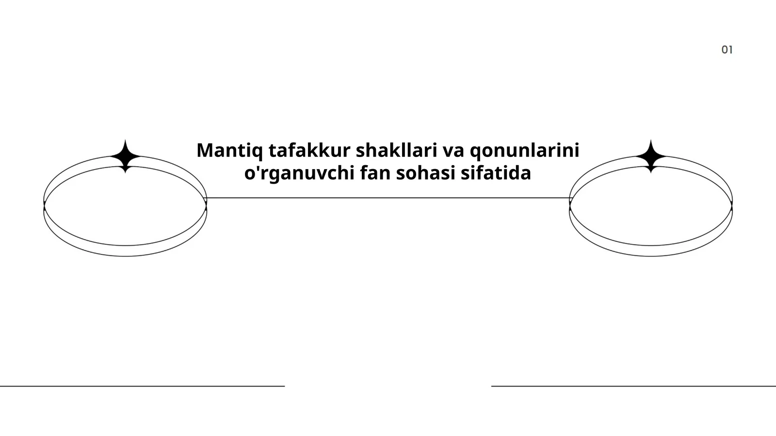 Mantiq tafakkur shakllari va qonunlarini o'rganuvchi fan sohasi sifatida