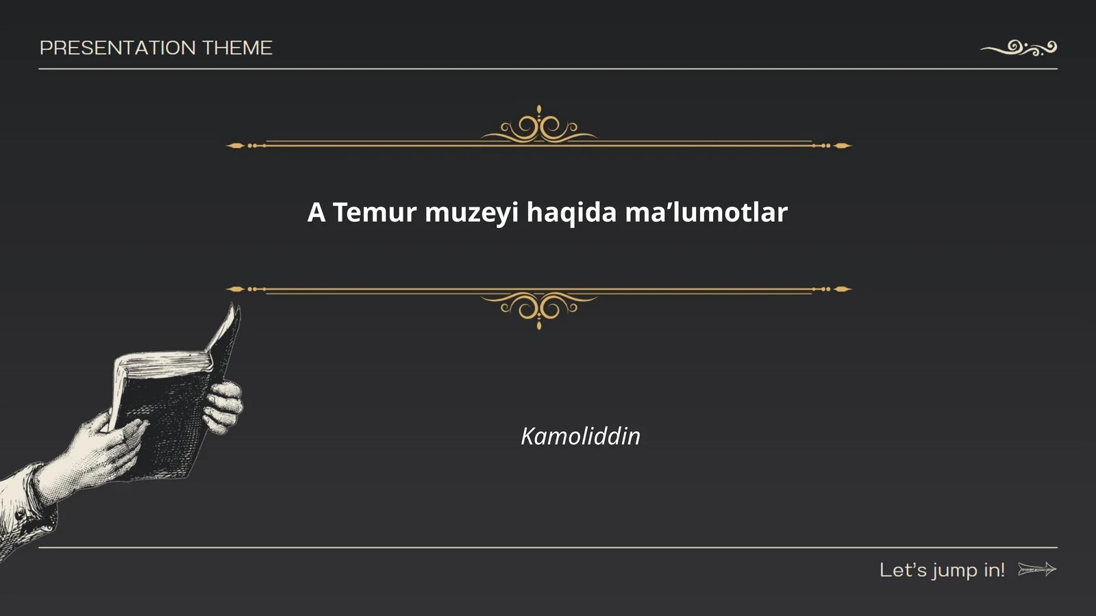 A Temur muzeyi haqida maʼlumotlar