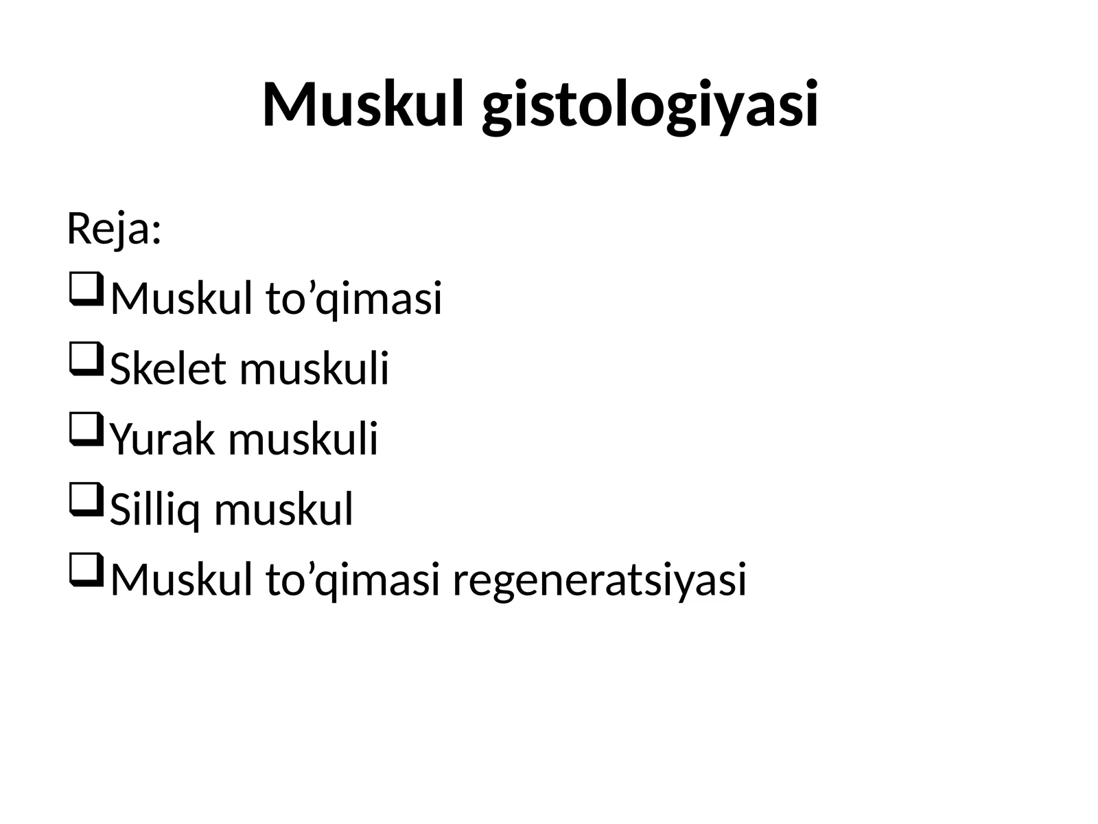 Muskulgistologiyasi