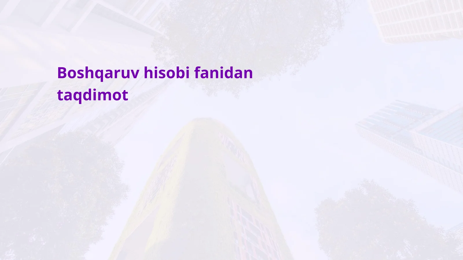 Ustama xarajatlarni taqsimlash