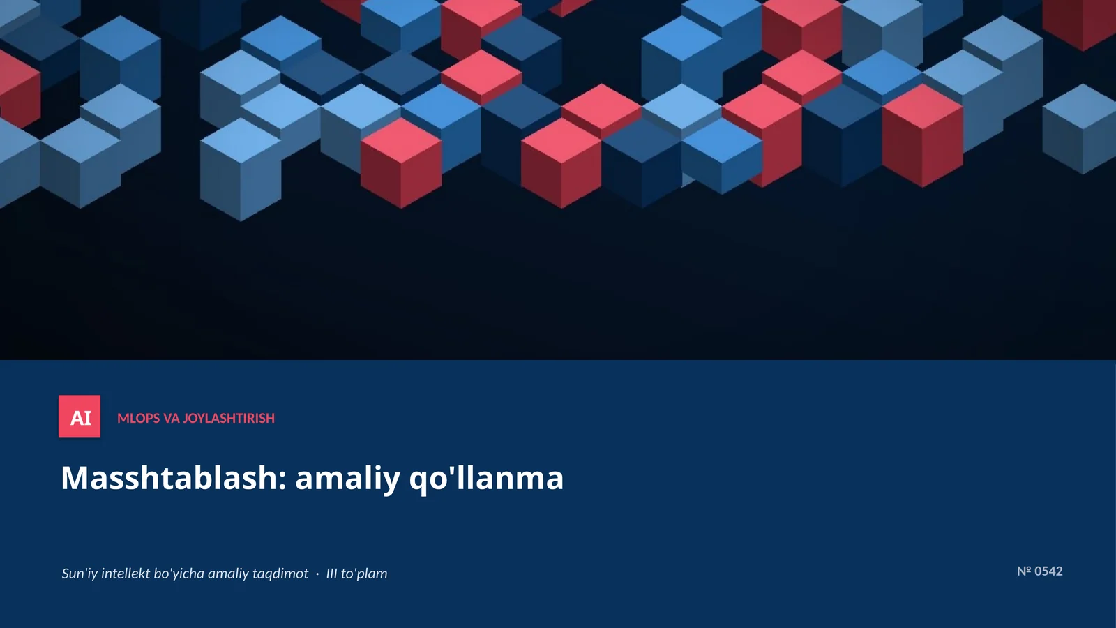 AI MLOPS VA JOYLASHTIRISH