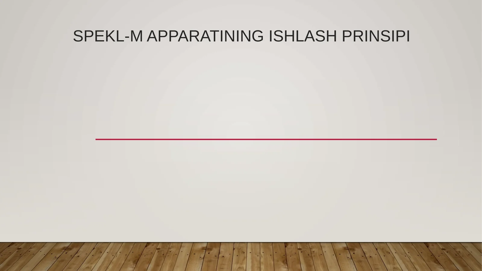 Spekl-m apparatining ishlash prinsipi