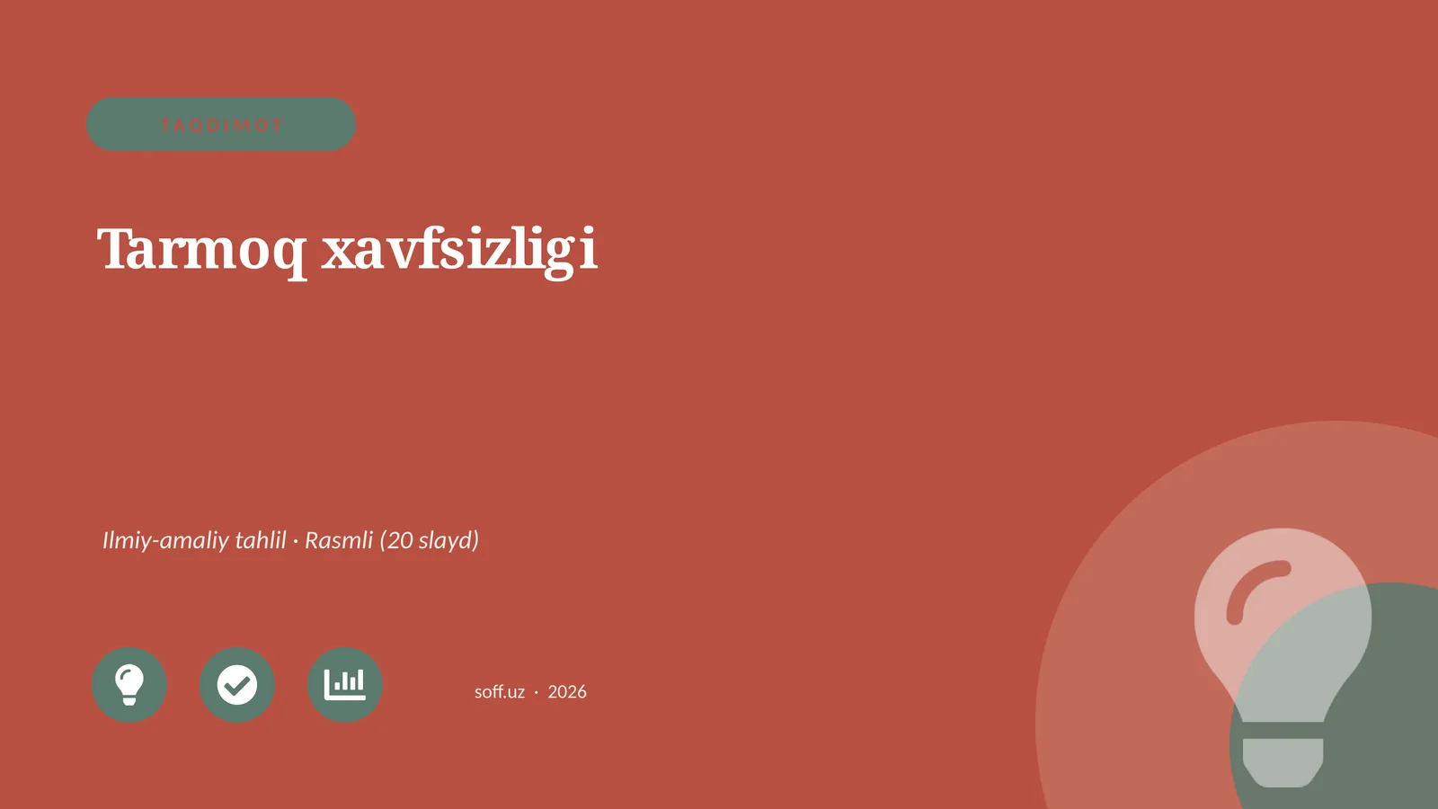 Tarmoq xavfsizligi