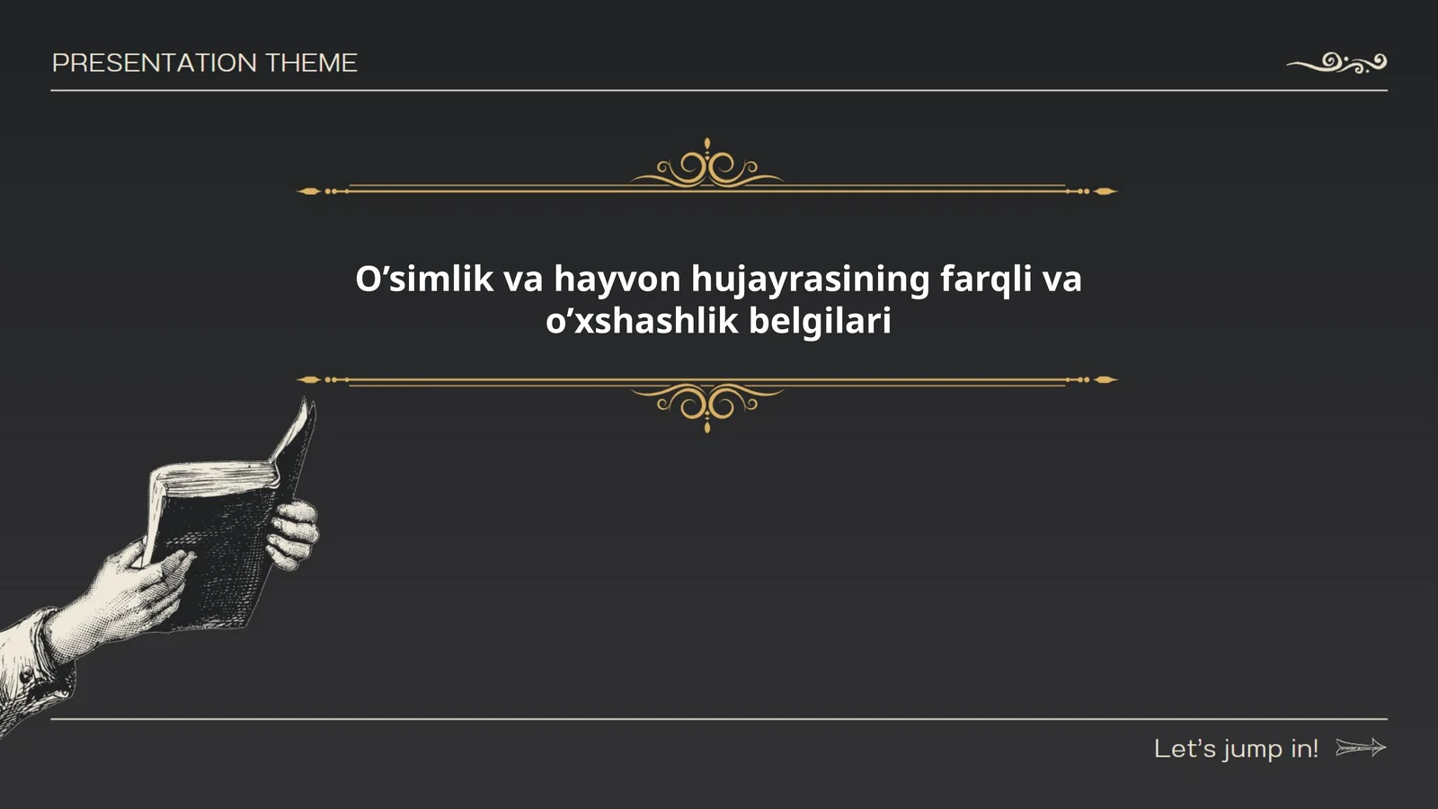 O'simlik va hayvon hujayrasining farqli va o’xshashlik belgilari
