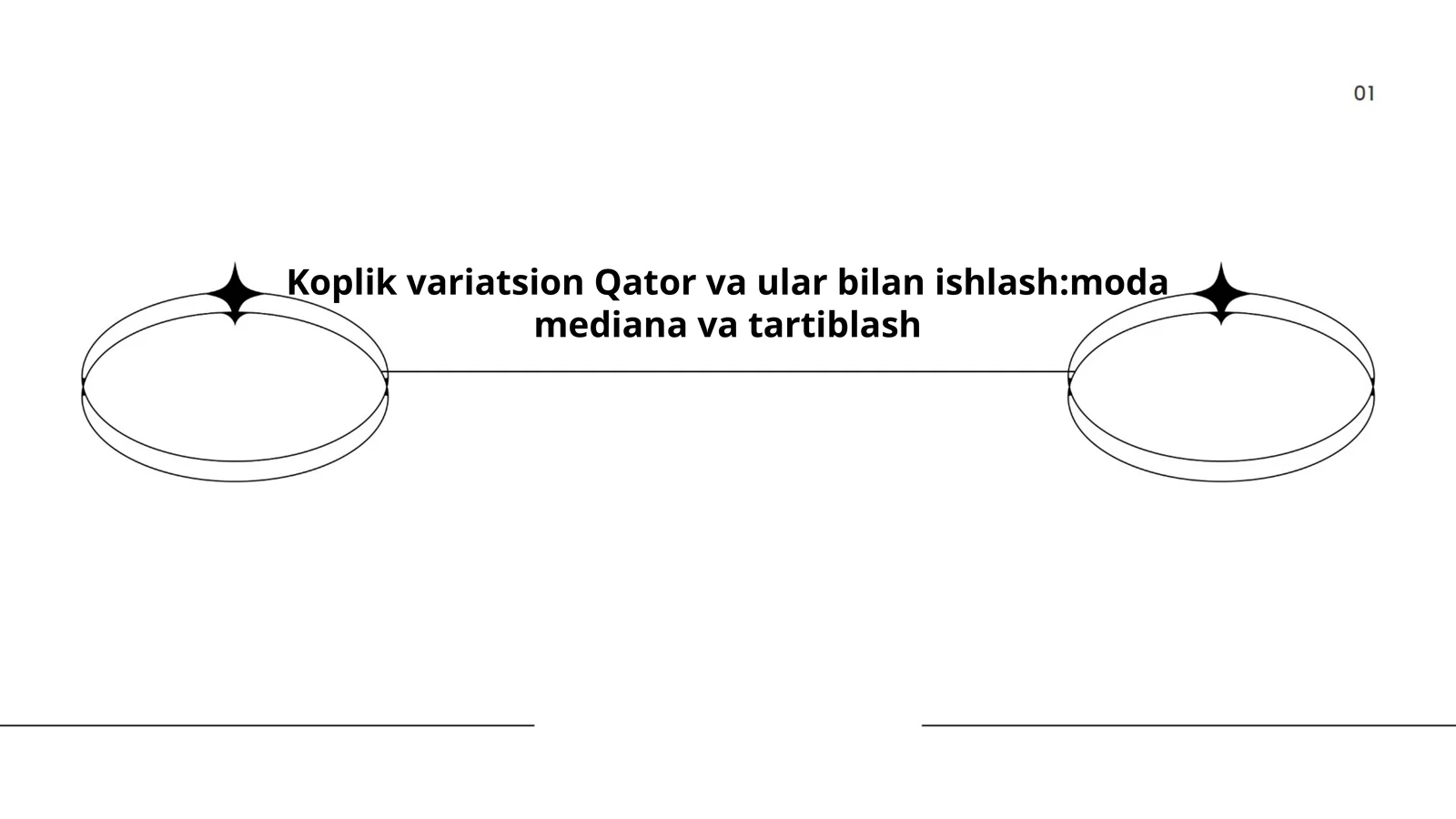 Koplik variatsion Qator va ular bilan ishlash: moda mediana va tartiblash